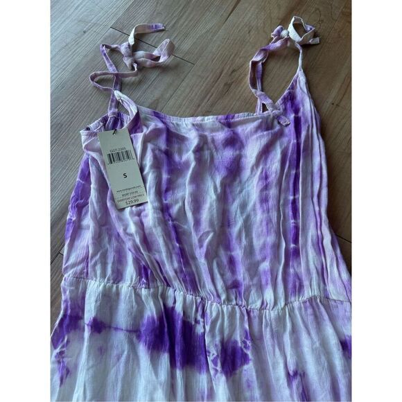 Young USA Women Long Dress  Summer Tie Dye Sleeveless - Picture 4 of 4